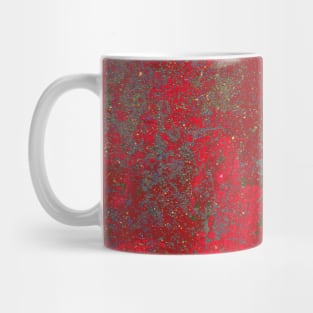 Blood Red Grunge textures Mug